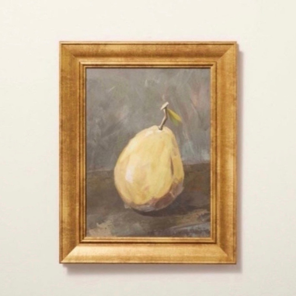 12”x 15” Fruit Pear Framed Canvas Fall 2022 - Hearth & Hand with Magnolia